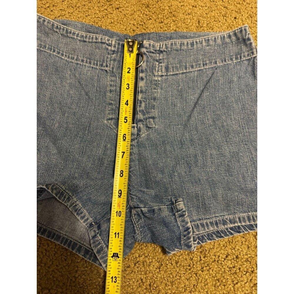 VTG Womens Denim Jean Mid Rise Shorts Lot Of 2 Travel Beach Preppy Y2k 90s Sz 6 - Picture 14 of 15